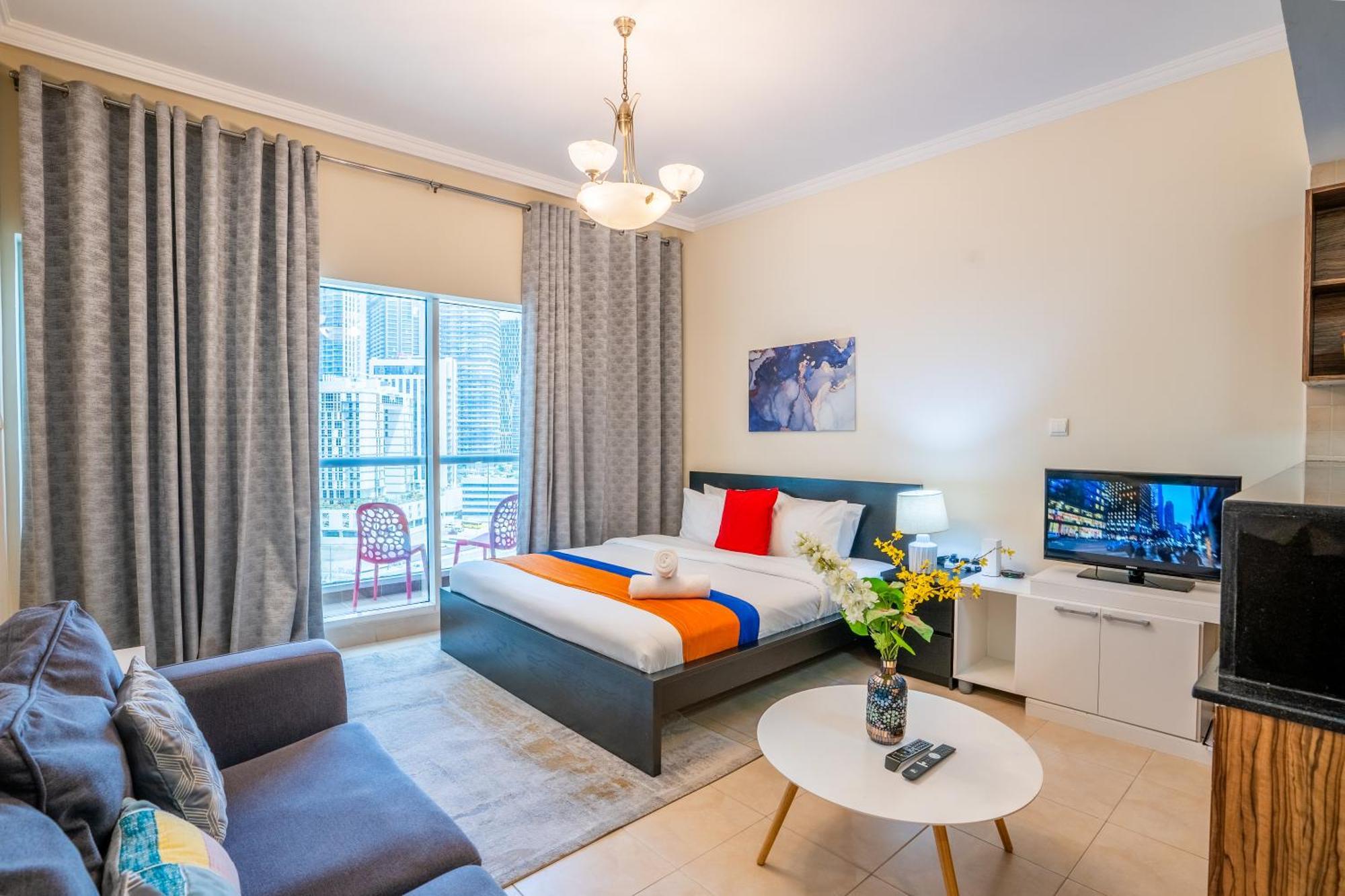 RH- Burj Al Nujoom, Downtown, trendy studio near Dubai Mall Zewnętrze zdjęcie